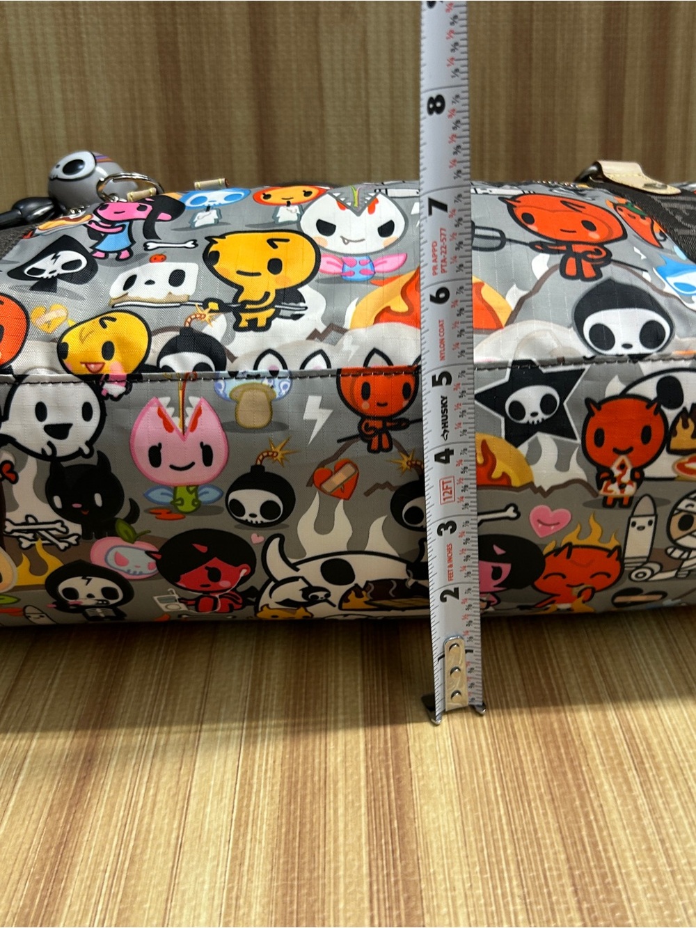 Vintage Tokidoki for LeSportsac Gioco Inferno Barrel Bag Qee - Picture 11 of 15